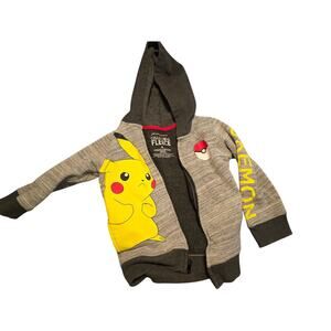 Pokémon Size 4T Collectibles fleece lined zip-up hoodie